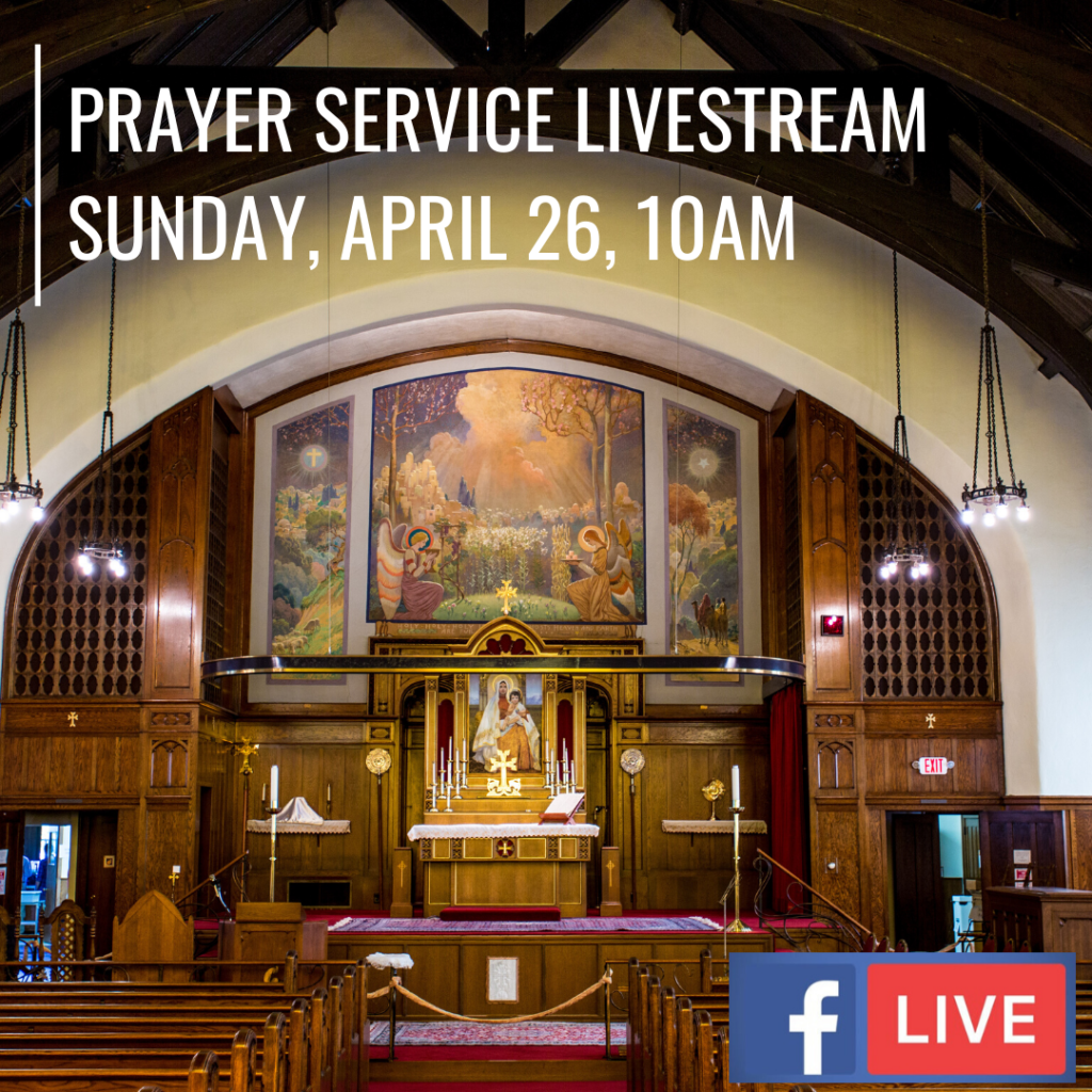 PRAYER SERVICE LIVESTREAM - ST. SAHAG ARMENIAN CHURCH